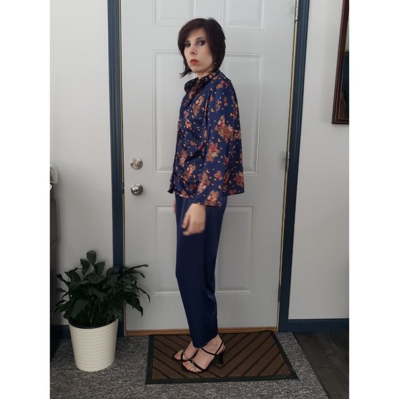 Y2K‎ Teddy Bear Satin Pajama Set - Picture 2 of 4